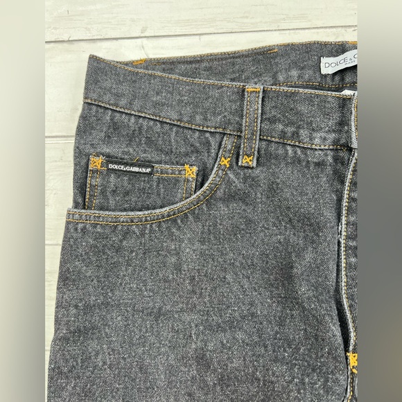 Dolce & Gabbana Men’s Size 48 IT/ 34 US Gray Denim Jeans - Picture 9 of 15